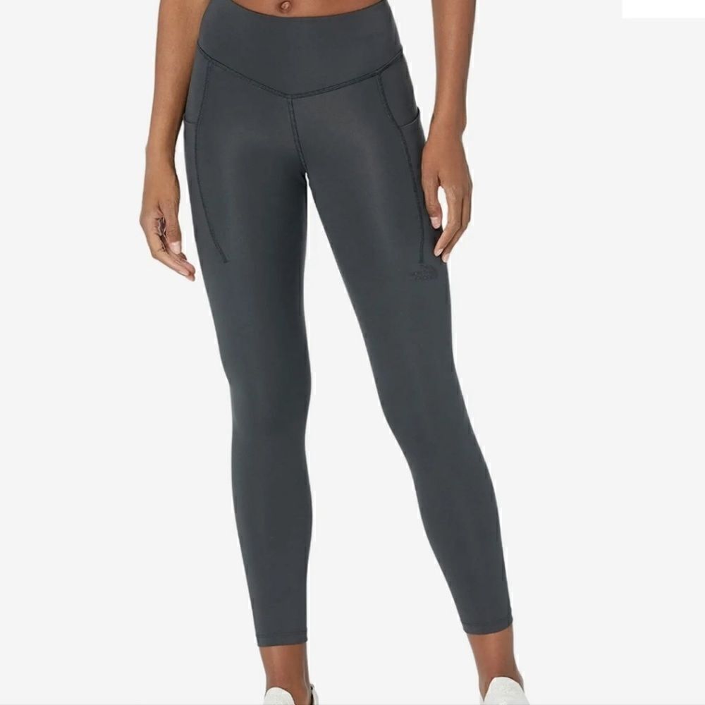 The North Face Women's Midline High-Rise Pocket 7/8 Leggings Asphalt Grey Medium